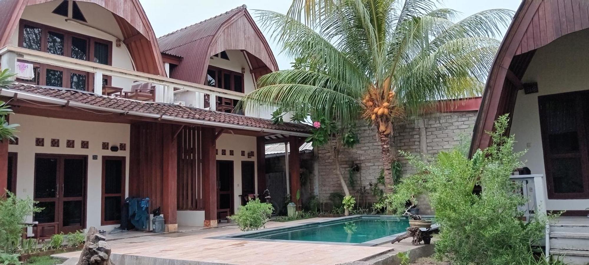 D'Gilian Bungalow Gili Trawangan Extérieur photo