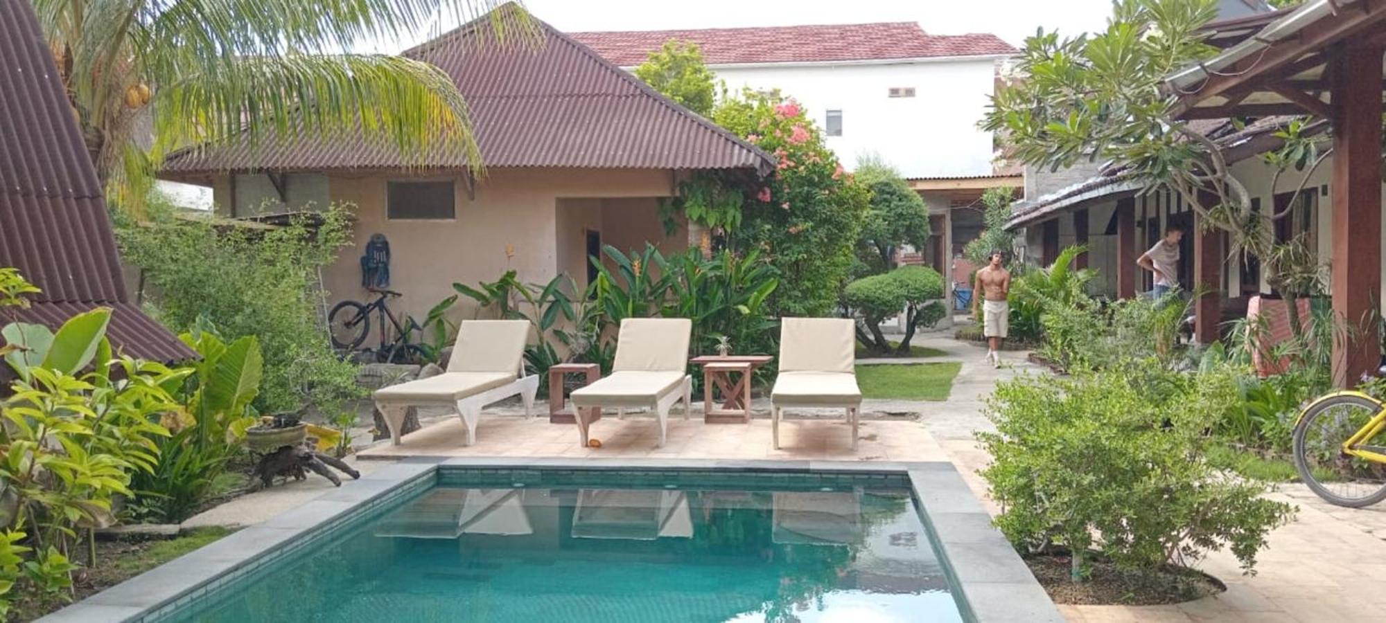D'Gilian Bungalow Gili Trawangan Extérieur photo